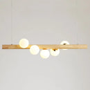 DecorBites™ Minimalistic Milk Glass Suspension Light: Elegant Jewelry Pendant for Dining Room