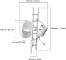 Modern wood and metal wall sconce – bedroom aisle led wood wall light