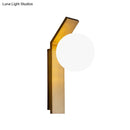 DecorBites™ Modern Bronze/Copper Dining Room Wall Lamp: 1-Bulb Sconce Light with Milk Glass Shade
