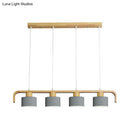 DecorBites™ Nordic 3/4 Head Metal Island Chandelier for Dining Room & Kitchen