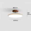 Modern wood and white nordic ceiling light living room dimmable