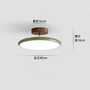 Modern wood and white nordic ceiling light living room dimmable