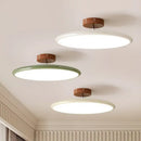 Modern wood and white nordic ceiling light living room dimmable