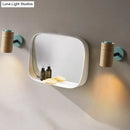 Modern wood and yellow green wall sconce pair for bathroom