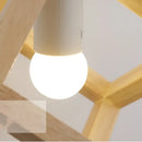 Modern wood cube led wall lights bedroom sconce