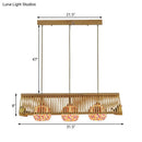 DecorBites™ Modern Wood Pendant Light in Roof Shape, Beige Hanging Fixture, 16"/19.5" Width