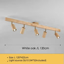 Modern wood three light adjustable gu10 led ceiling lamp kitchen