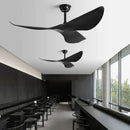 Modern wooden ceiling fan with remote control living room modern spaces