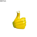 DecorBites™ Banana Fist Thumbs-up Resin Statue Desk Ornament for Room Decor