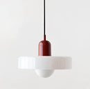 Modern yellow & olive green glass chandelier pendant light bedroom