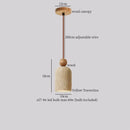 Modern yellow travertine led pendant lights for kitchen island