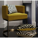 Modern zebra pattern black & cream pillow cover living room decor
