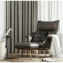 Modern zebra pattern black & cream pillow cover living room decor