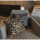 Modern zebra pattern black & cream pillow cover living room decor