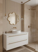 Flower Brass Wall Mirror - Moroccan Handmade Mirror