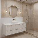 Brass Frame Wall Mirror - Modern Aesthetic Mirror