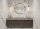 Gold Brass Circle Mirror - Unlacquered Brass Mirror