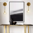Modernist amber & white glass wall sconce bedroom drop lamp