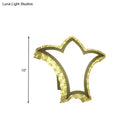 Modernist gold crown wall light with clear k9 crystal for bedroom