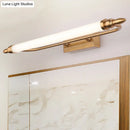DecorBites™ Modernist LED Gold Tube Metal Vanity Wall Lamp in Natural Light - 21.5"/25.5"/29.5" Wide