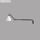 DecorBites™ Modernist Metallic Bowl Wall Sconce with 1 Light - Black/White Fixture for Bedroom Lighting
