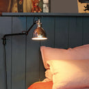 DecorBites™ Modernist Metallic Bowl Wall Sconce with 1 Light - Black/White Fixture for Bedroom Lighting