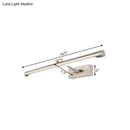 Modernist silver adjustable led wall lamp bedroom fixture width 20in