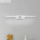 Modernist silver metal wall sconce lamp – living room led light
