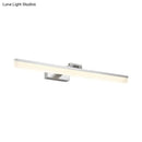 Modernist wall light with crystal led detail – bedroom vanity sconce