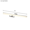 Modernist wall light with crystal led detail – bedroom vanity sconce