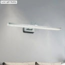 Modernist wall light with crystal led detail – bedroom vanity sconce