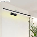 Modernist wall light with crystal led detail – bedroom vanity sconce