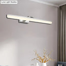 Modernist wall light with crystal led detail – bedroom vanity sconce