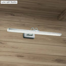 Modernist wall light with crystal led detail – bedroom vanity sconce