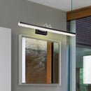 Modernist wall light with crystal led detail – bedroom vanity sconce