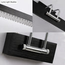 Modernist wall light with crystal led detail – bedroom vanity sconce