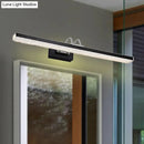 Modernist wall light with crystal led detail – bedroom vanity sconce