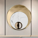 Modernist white & black led sconce lighting bedroom wall mirror