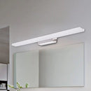 DecorBites™ Modernity LED Vanity Lighting - Linear Metallic White Wall Mounted Lamp in Warm/White Light