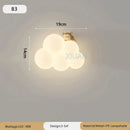 Monkey decorbites cloud cartoon wall lamp for nursery bedroom