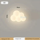 Monkey decorbites cloud cartoon wall lamp for nursery bedroom