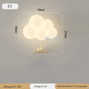 Monkey decorbites cloud cartoon wall lamp for nursery bedroom