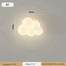 Monkey decorbites cloud cartoon wall lamp for nursery bedroom