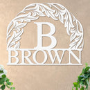 Monogram in Sun w Name Sign