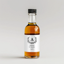 Monogram Wreath White Mini Liquor Label