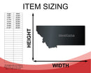 Metal Montana Wall Art - Custom Metal US State Sign - 14 Color Options