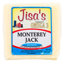 Monterey Jack Cheese Block | Pack of 6 | 8 oz | Jisa's Farmstead Cheese
