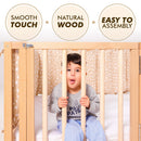 Montessori Floor Bed Frame for Toddlers with Fence