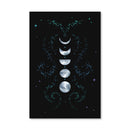 Moon and Stars Canvas