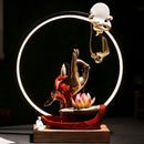 Moonlit Incense Burner Table Lamp